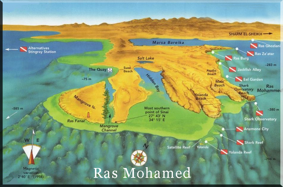 ras mohammed map