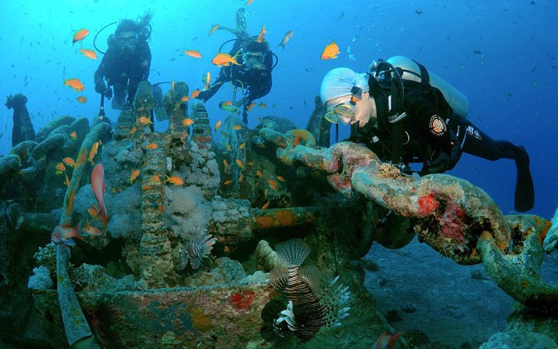 The wreck of SS Thistlegorm