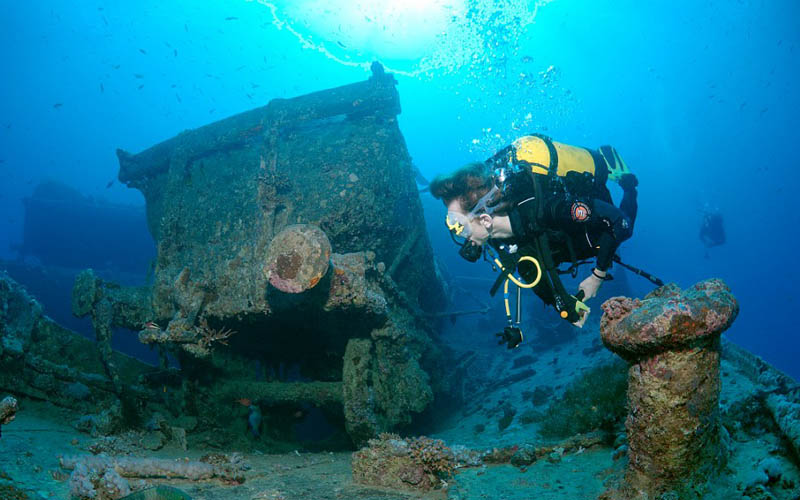 The wreck of SS Thistlegorm